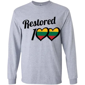Restored 100 - Boys Youth Classic Long Sleeve T-Shirt