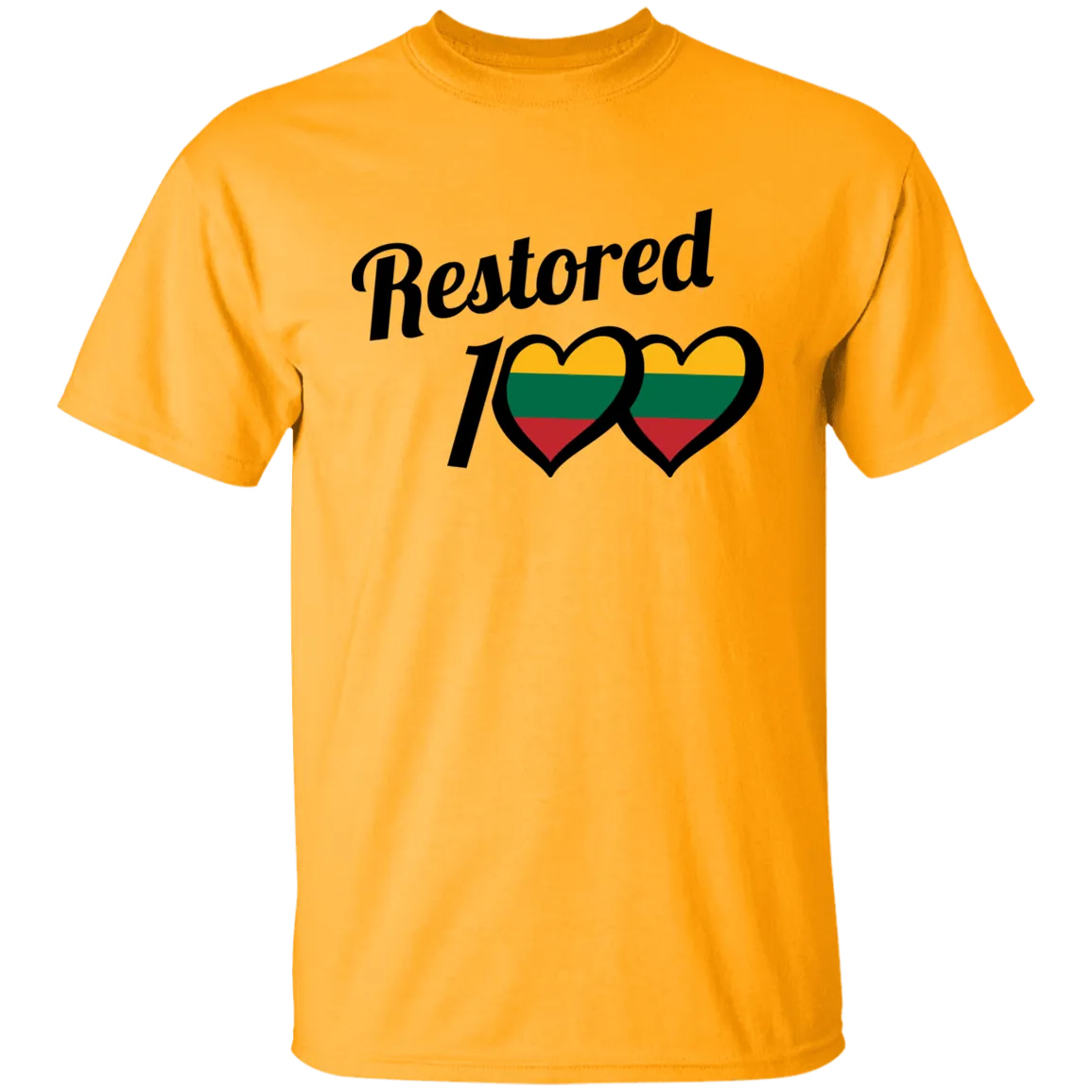 Restored 100 - Boys/Girls Youth Classic Short Sleeve T-Shirt