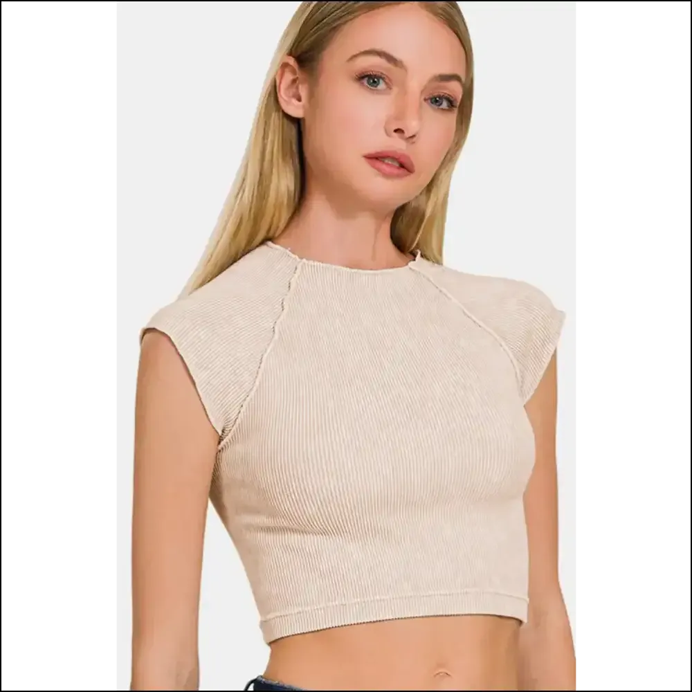 Ribbed Round Neck Heaven: Cuz who Needs Pants Anyway? 😂 Needful Things!