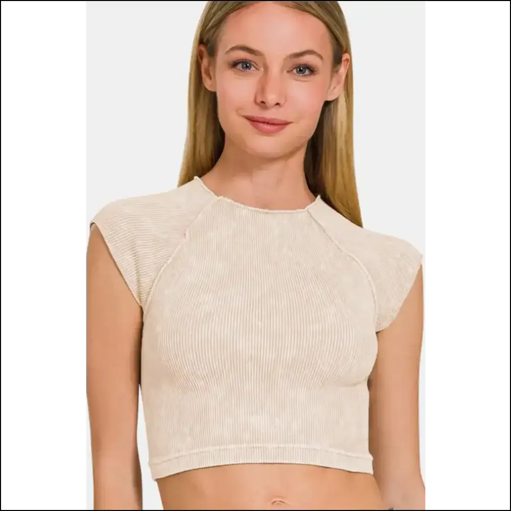 Ribbed Round Neck Heaven: Cuz who Needs Pants Anyway? 😂 Needful Things!