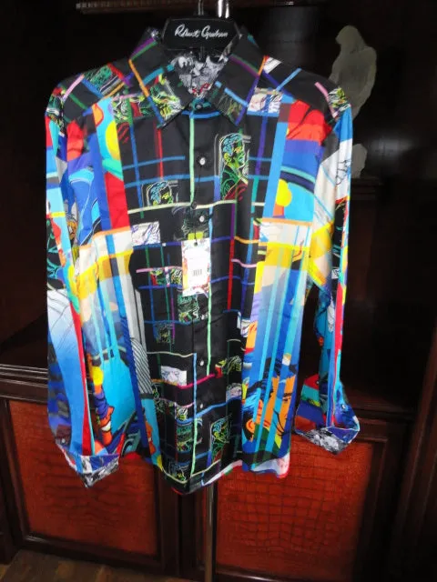 ROBERT GRAHAM BLINDFOLD SIZE M CLASSIC FIT MEN'S SHIRT LONG SLEEVE NEW