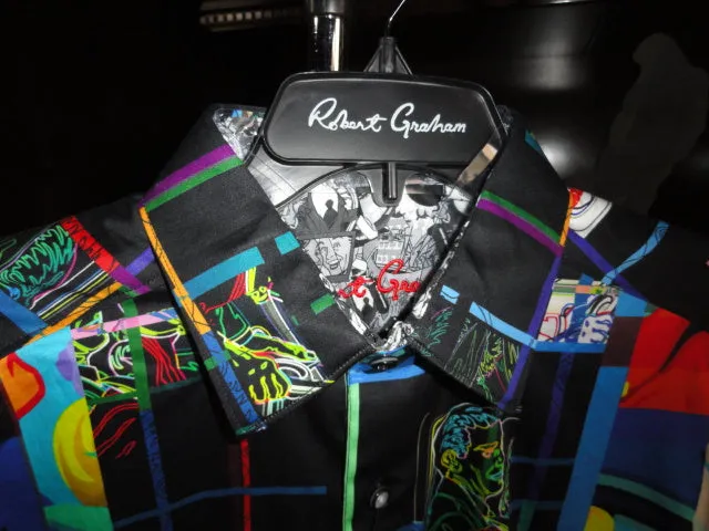 ROBERT GRAHAM BLINDFOLD SIZE M CLASSIC FIT MEN'S SHIRT LONG SLEEVE NEW