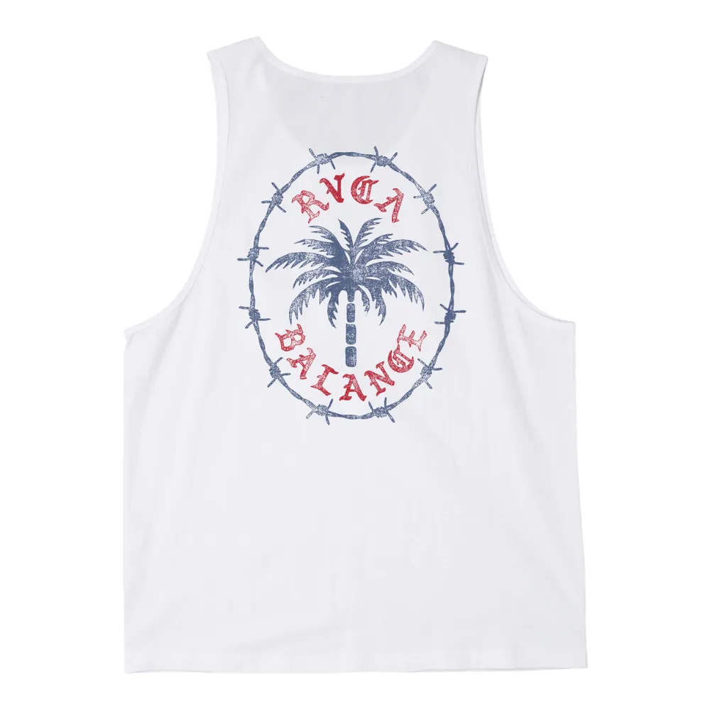 RVCA Men's  Palm Wire Tank