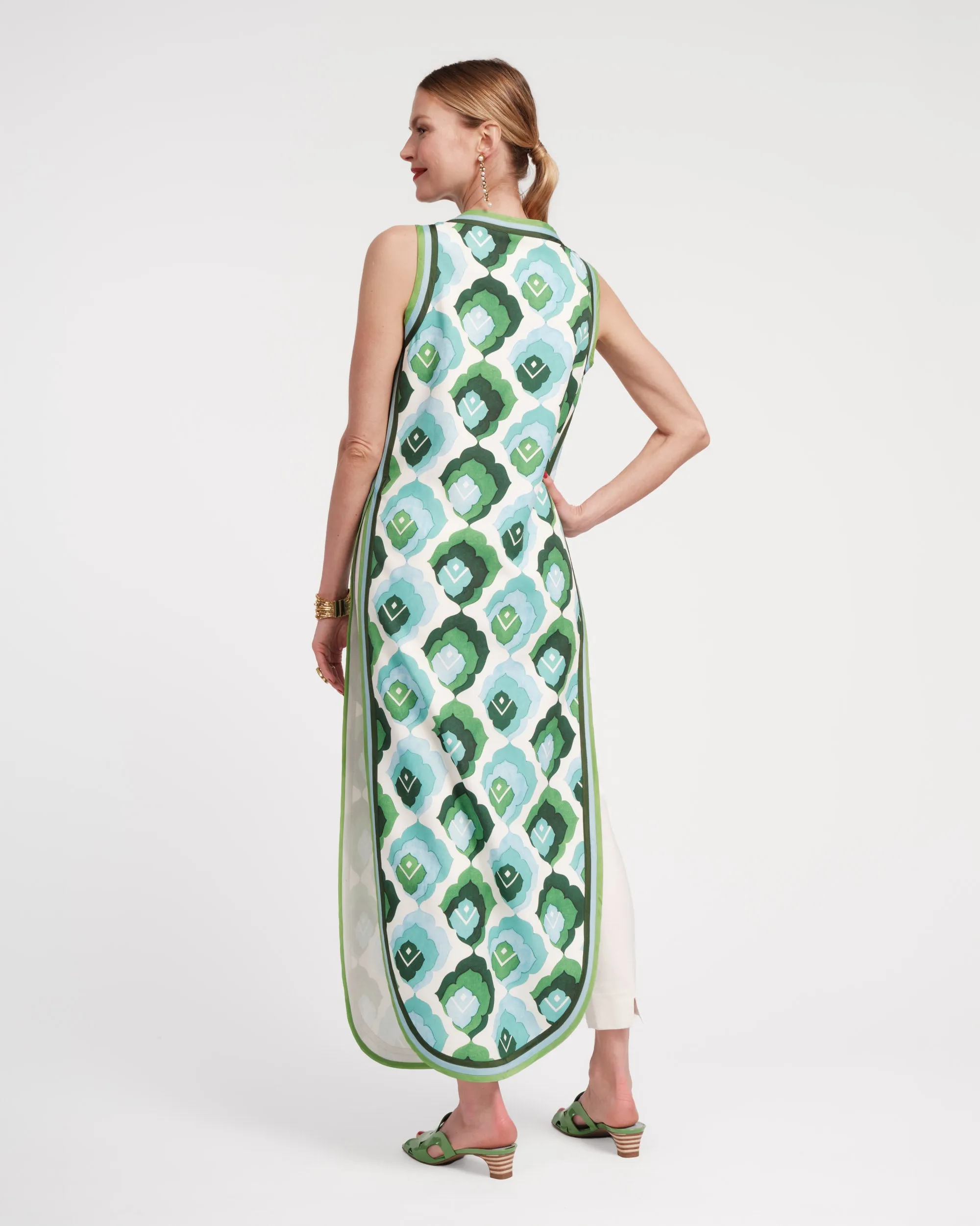 Sabrina Top - Graphic Leaf