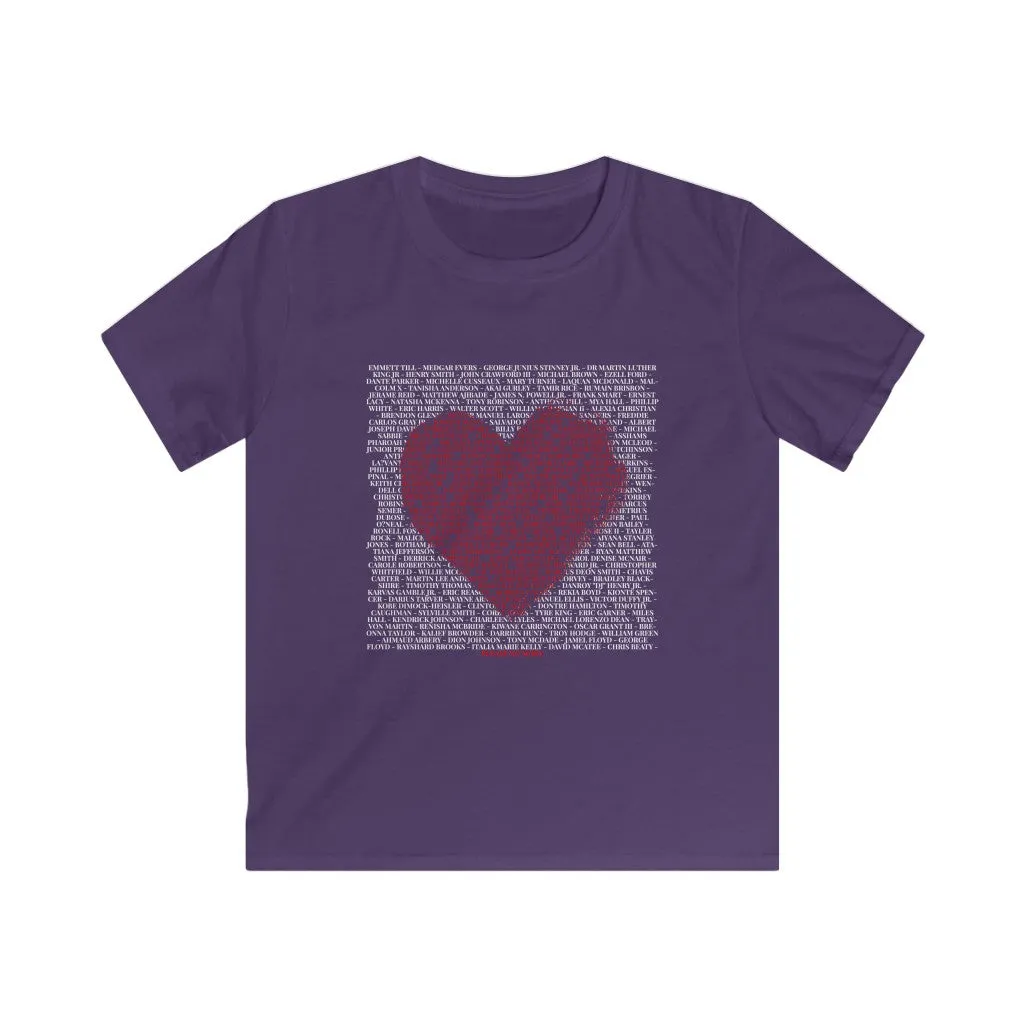 Say Their Names In Love© - Kids Softstyle Tee