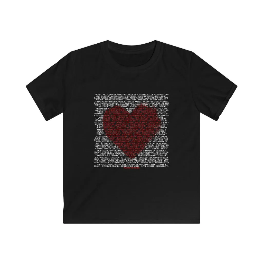 Say Their Names In Love© - Kids Softstyle Tee