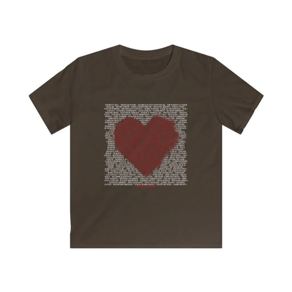 Say Their Names In Love© - Kids Softstyle Tee