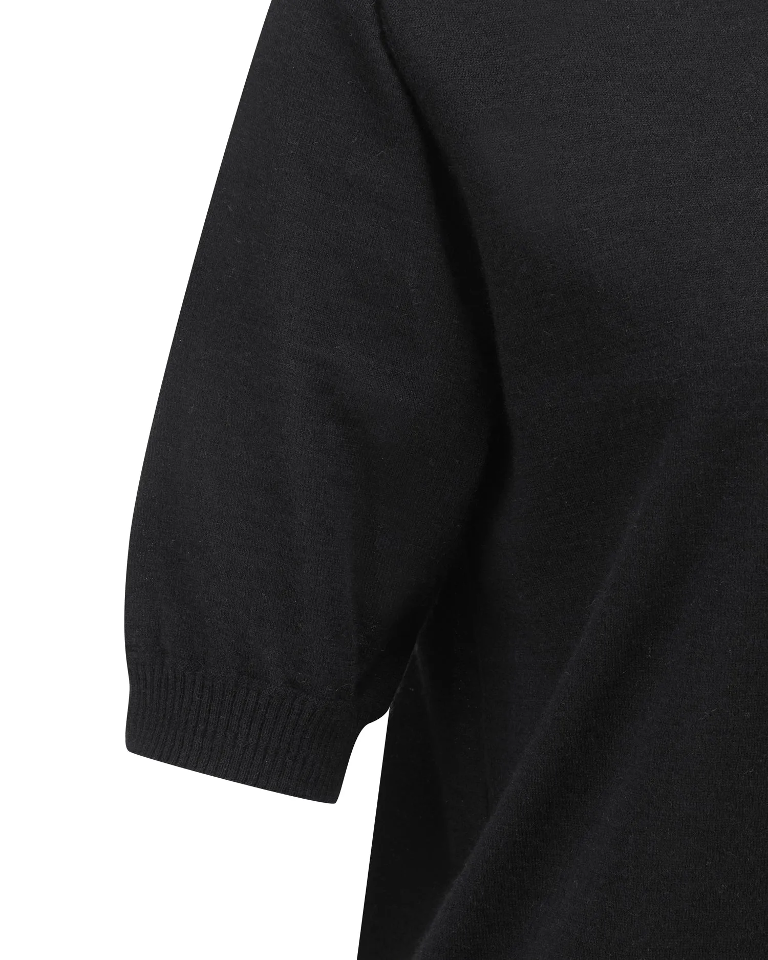 Sheer Cashmere Short-Sleeve