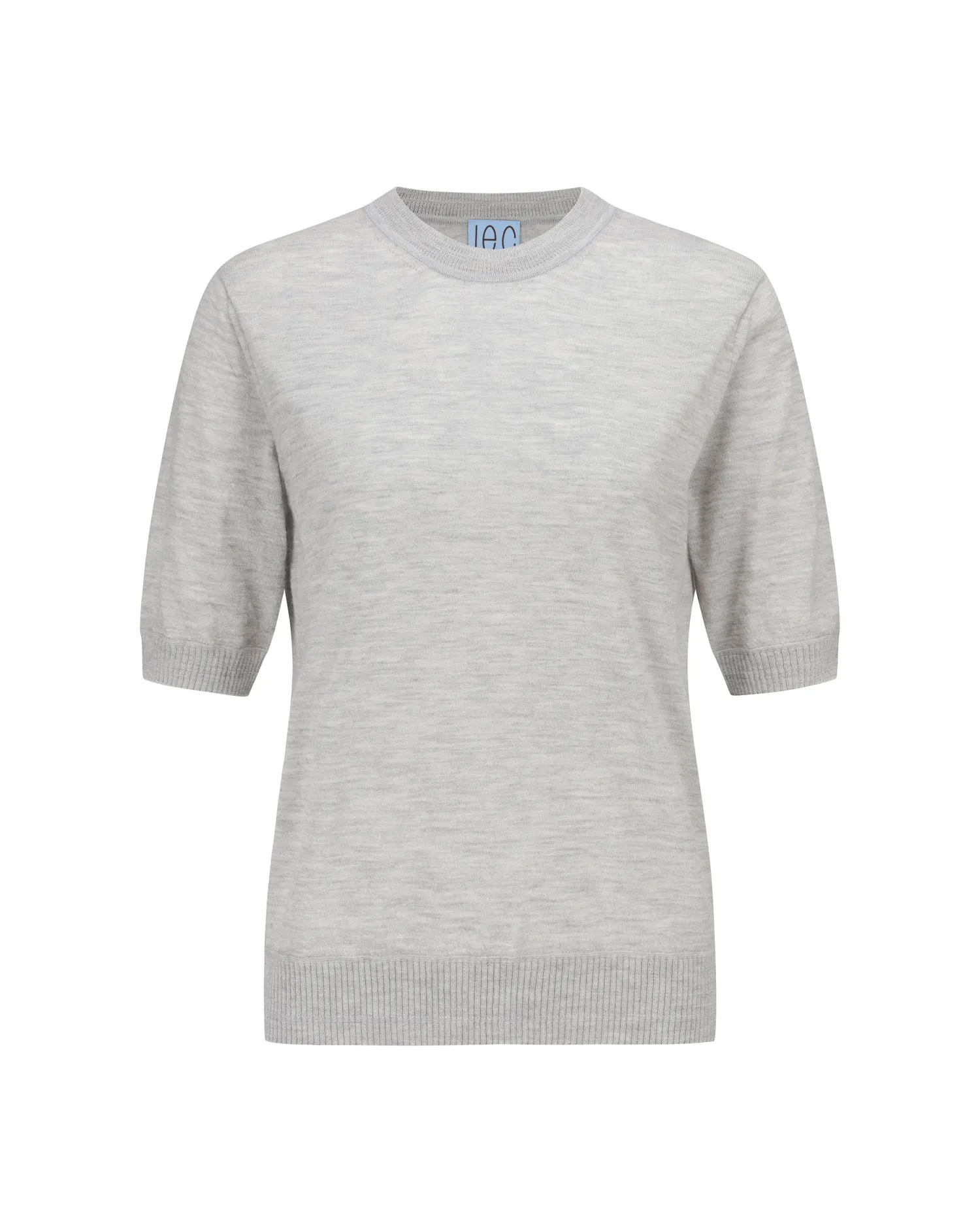 Sheer Cashmere Short-Sleeve