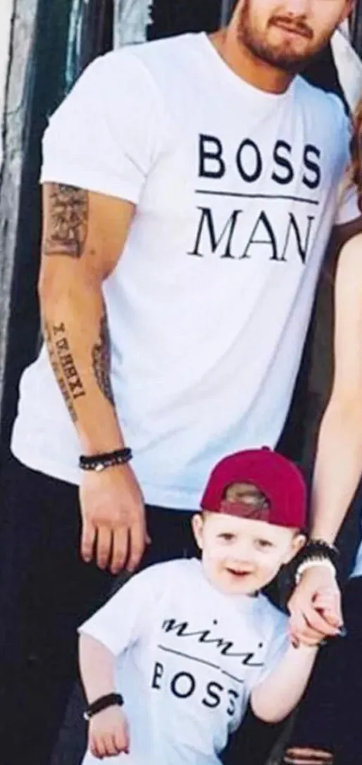 Shirts Boss Lady boss Mini boss Man boss Baby boss