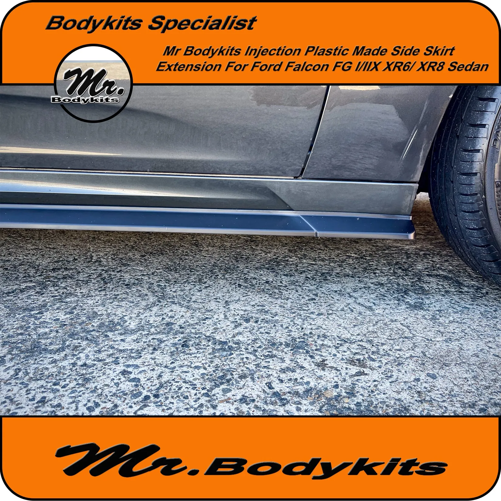 Side Skirt Extensions For Ford Falcon FG I / II & FG-X XR / G6 Sedan Factory Side Skirts by Mr Bodykits