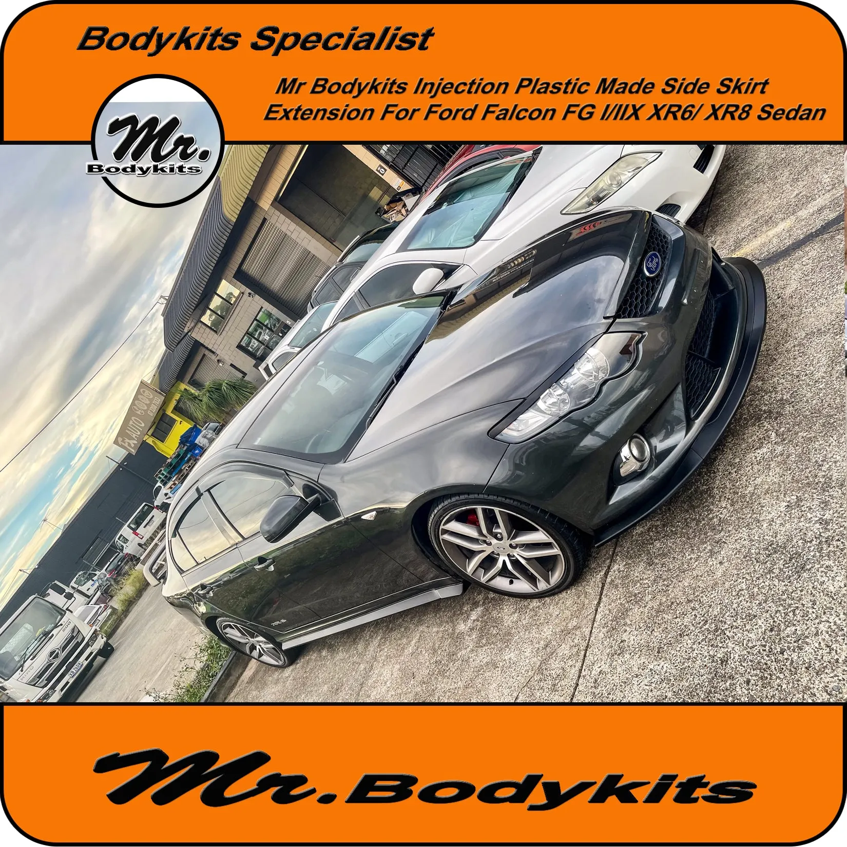 Side Skirt Extensions For Ford Falcon FG I / II & FG-X XR / G6 Sedan Factory Side Skirts by Mr Bodykits