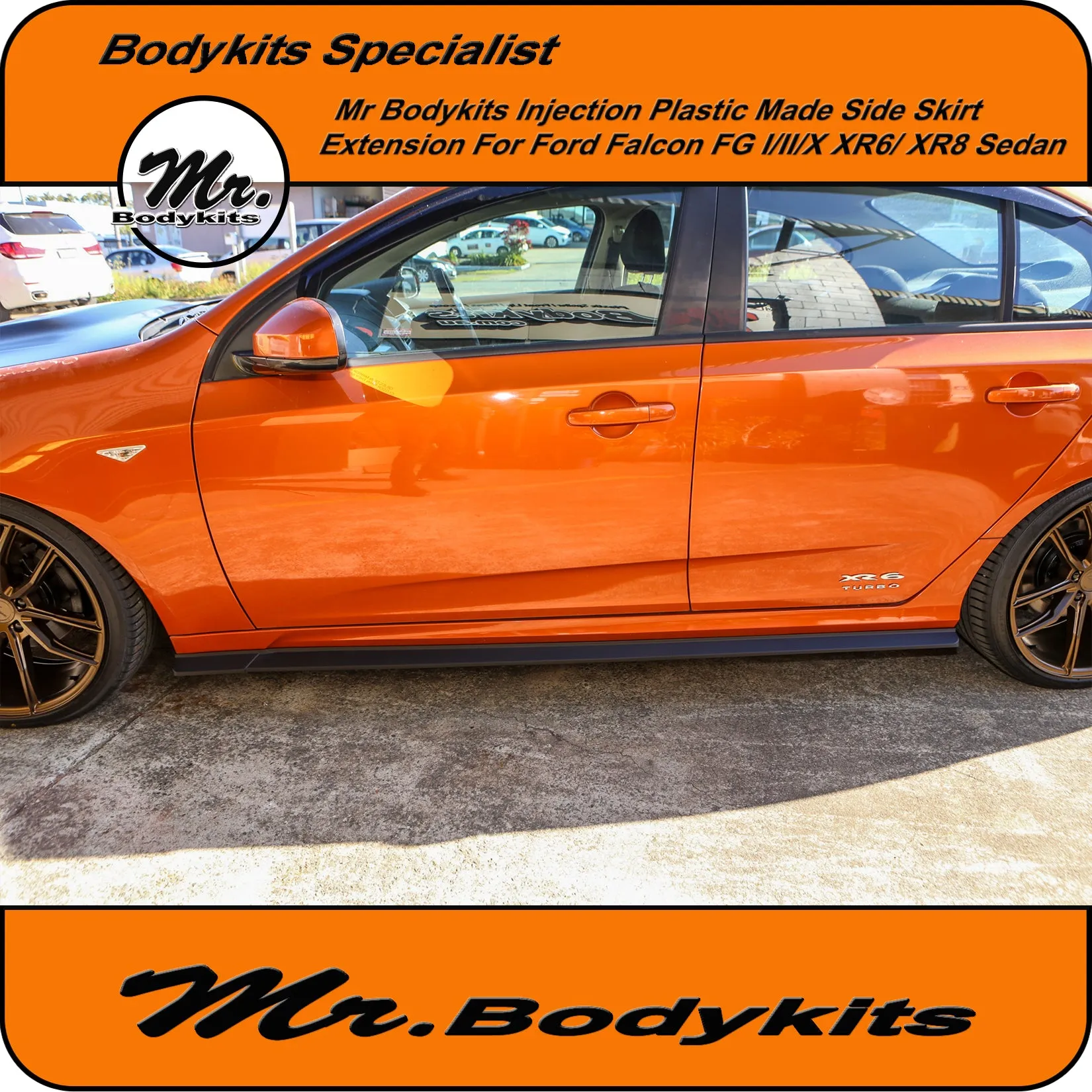 Side Skirt Extensions For Ford Falcon FG I / II & FG-X XR / G6 Sedan Factory Side Skirts by Mr Bodykits