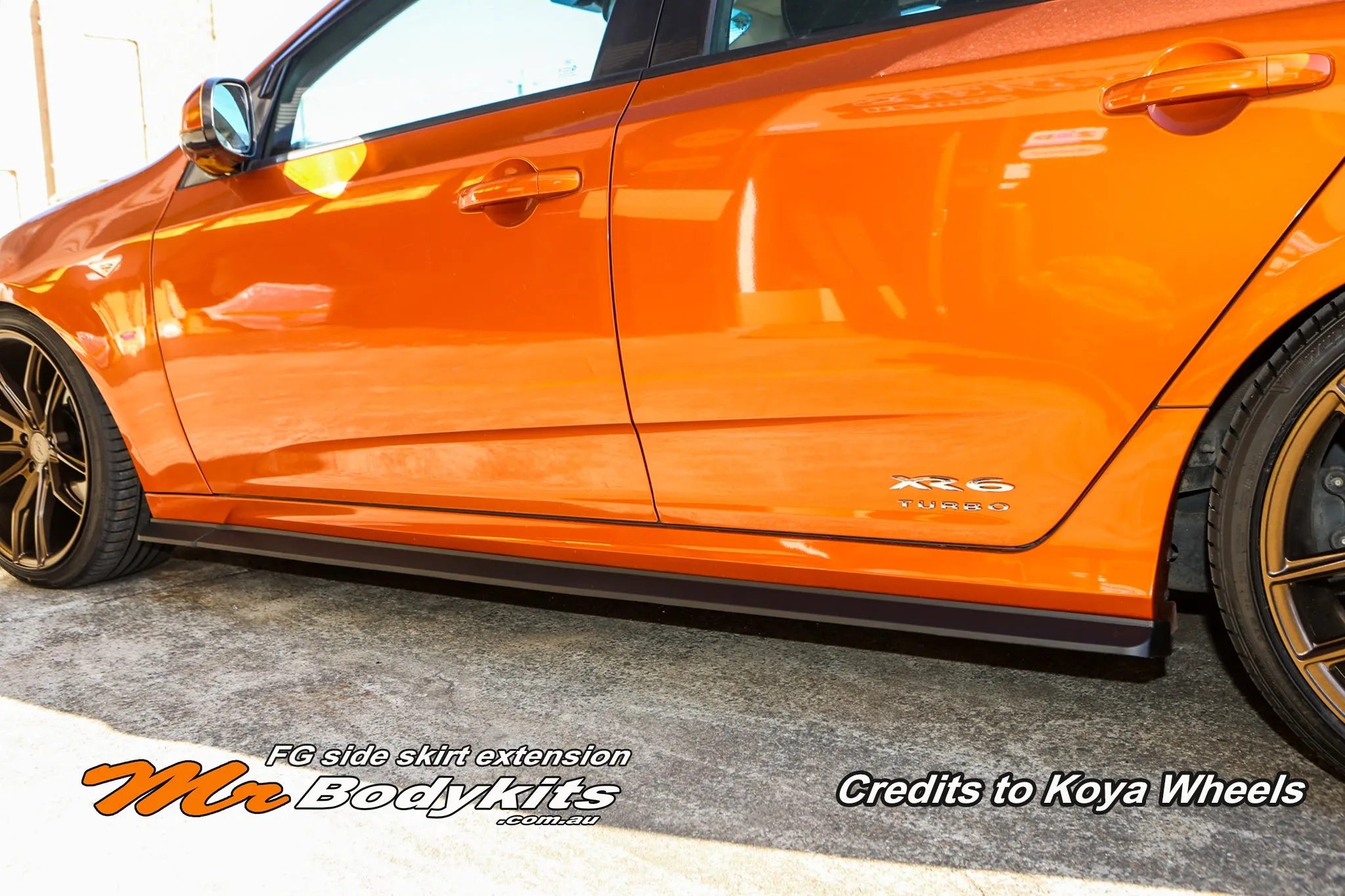 Side Skirt Extensions For Ford Falcon FG I / II & FG-X XR / G6 Sedan Factory Side Skirts by Mr Bodykits