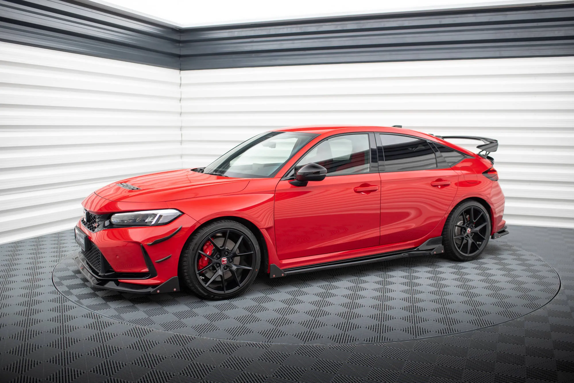 Side Skirts Diffusers V.1   Flaps Honda Civic Type-R Mk 11