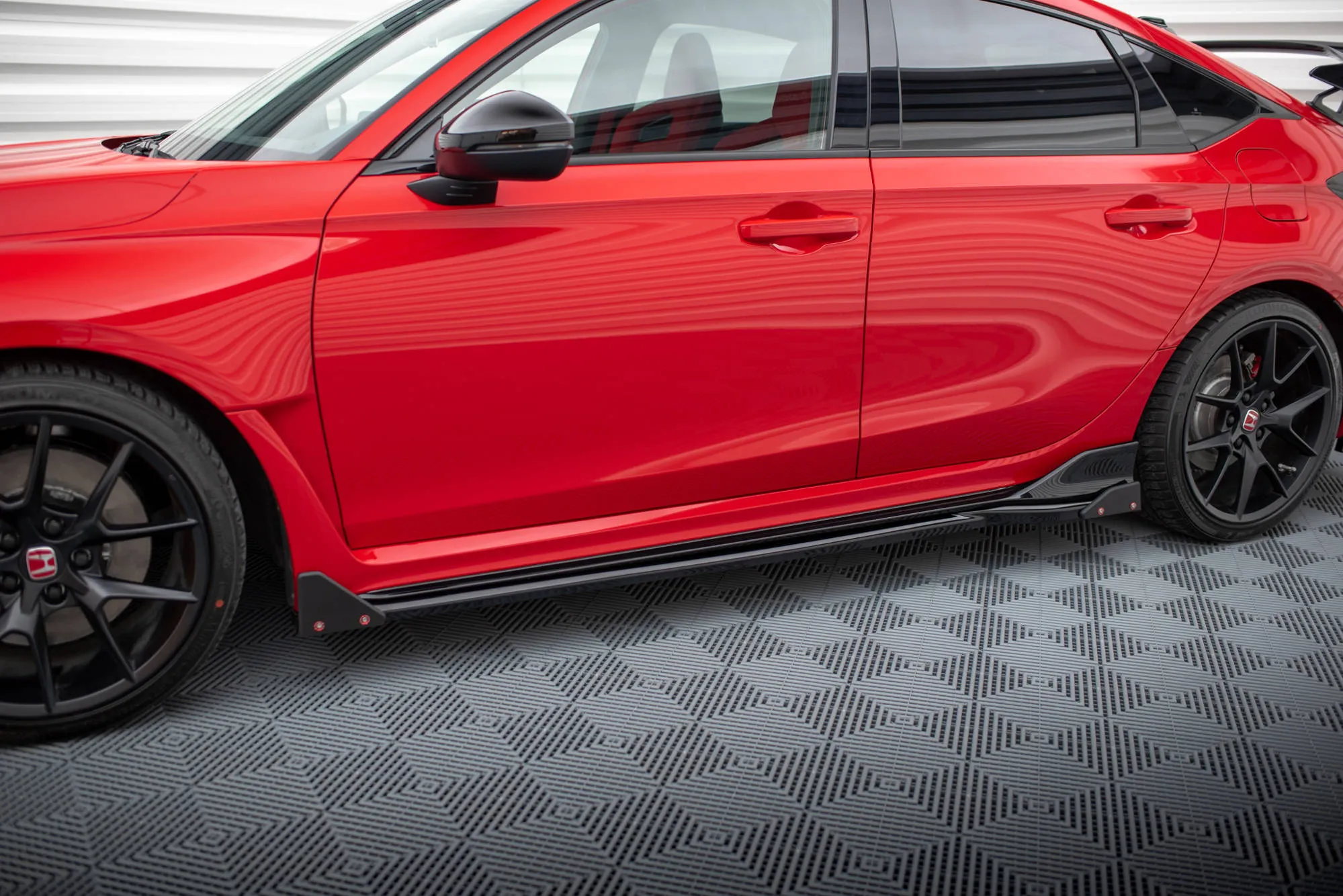 Side Skirts Diffusers V.1   Flaps Honda Civic Type-R Mk 11