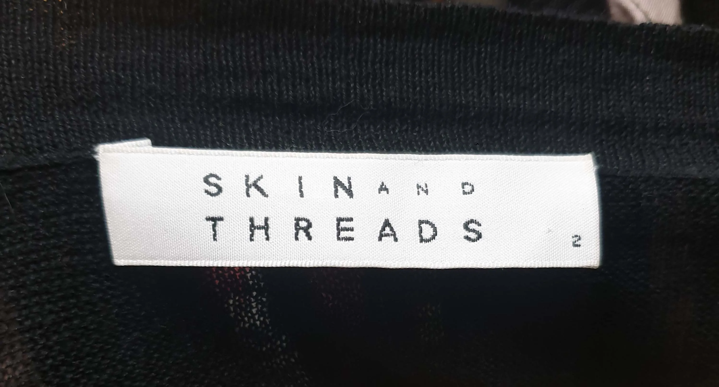 Skin & Threads 100% linen knit cardigan size 2, best fits 10