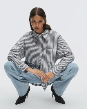 Sloane Shirt Smoke Stripe