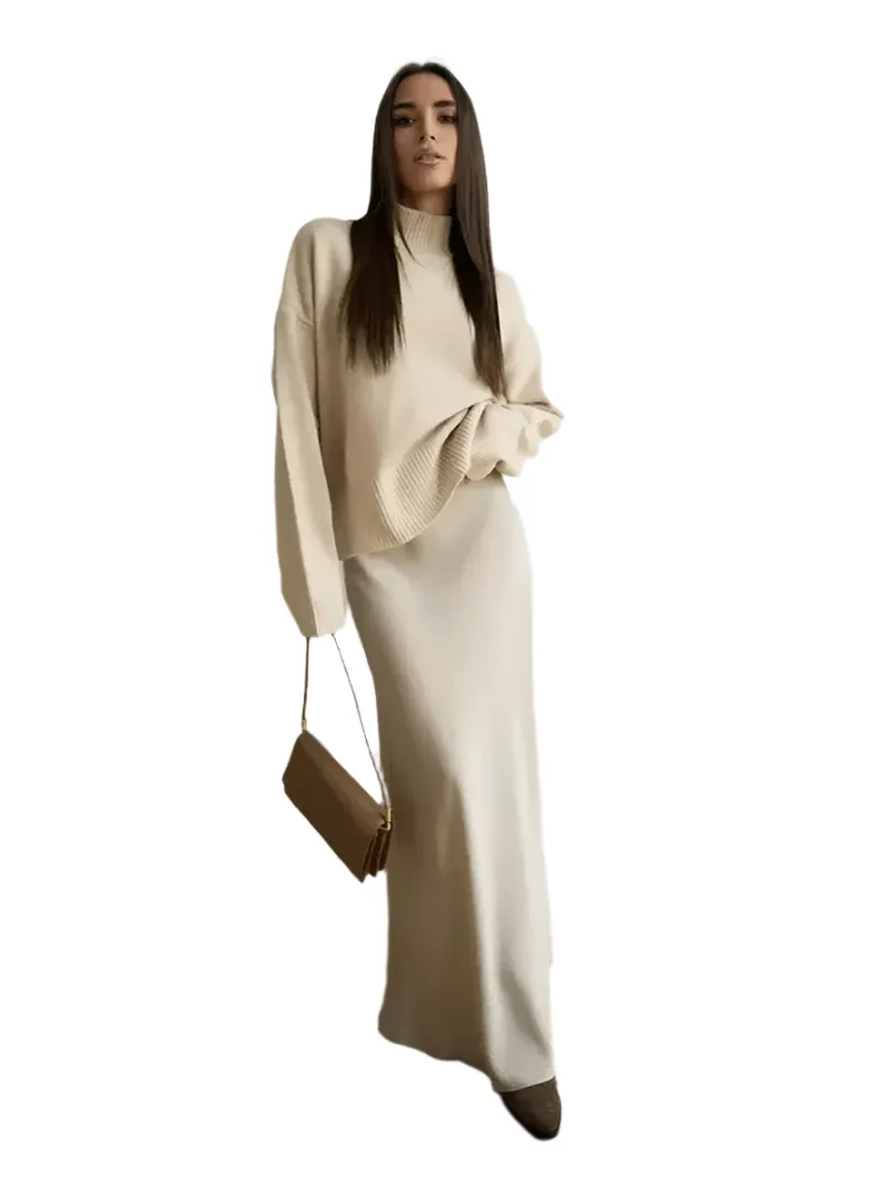 Sofia – Luxurious Silk Long Skirt for Women