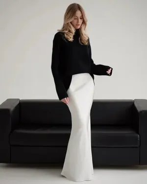 Sofia – Luxurious Silk Long Skirt for Women