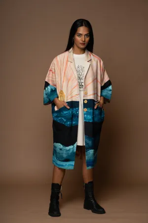 Solara Reversible Long Trench Coat