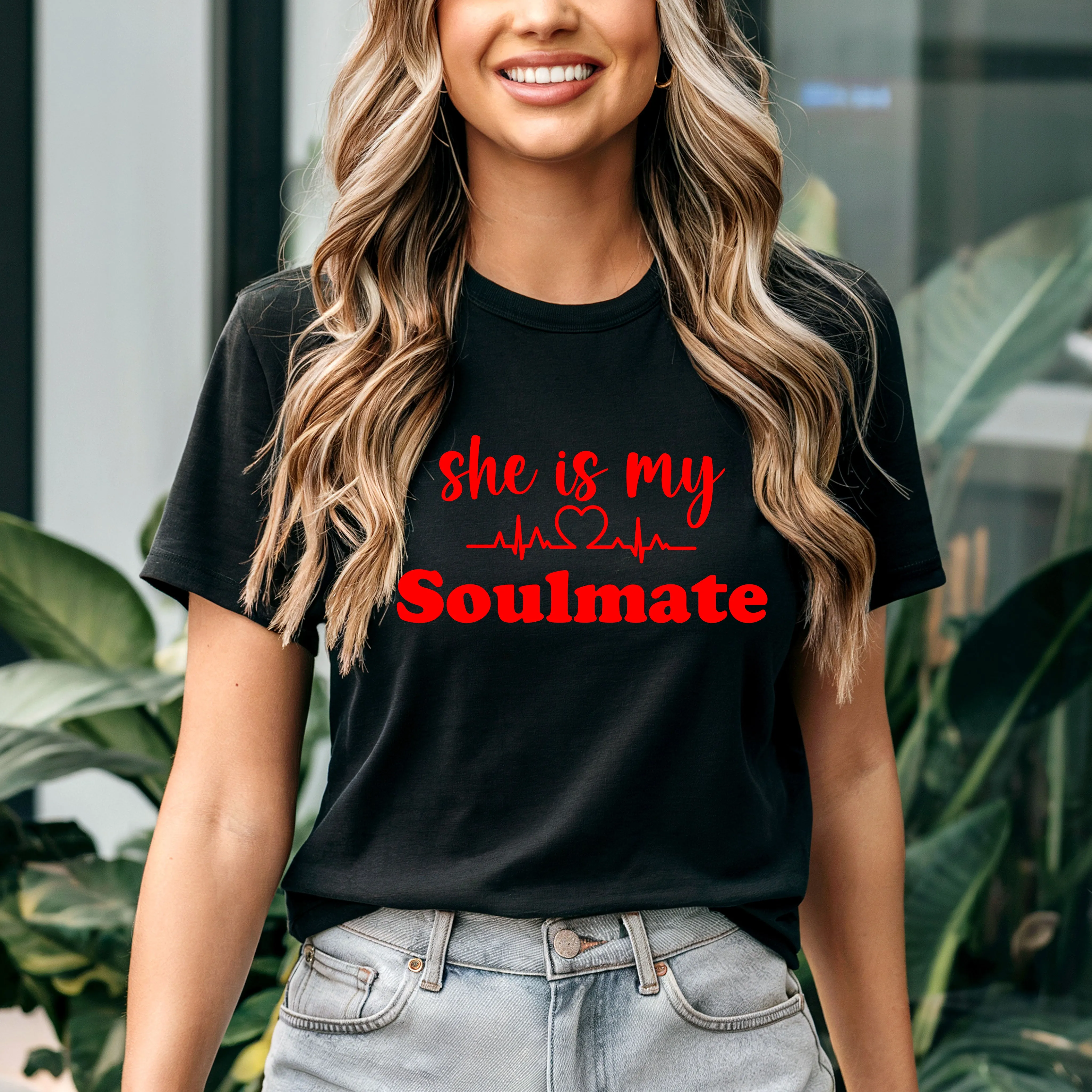 Soulmate Shirt, Lifeline TShirt, Couple Tshirt, Valentine Shirt, Valentines Tshirt, Valentine Gift, Couple Gifts, Bride Shirt, Groom Shirt