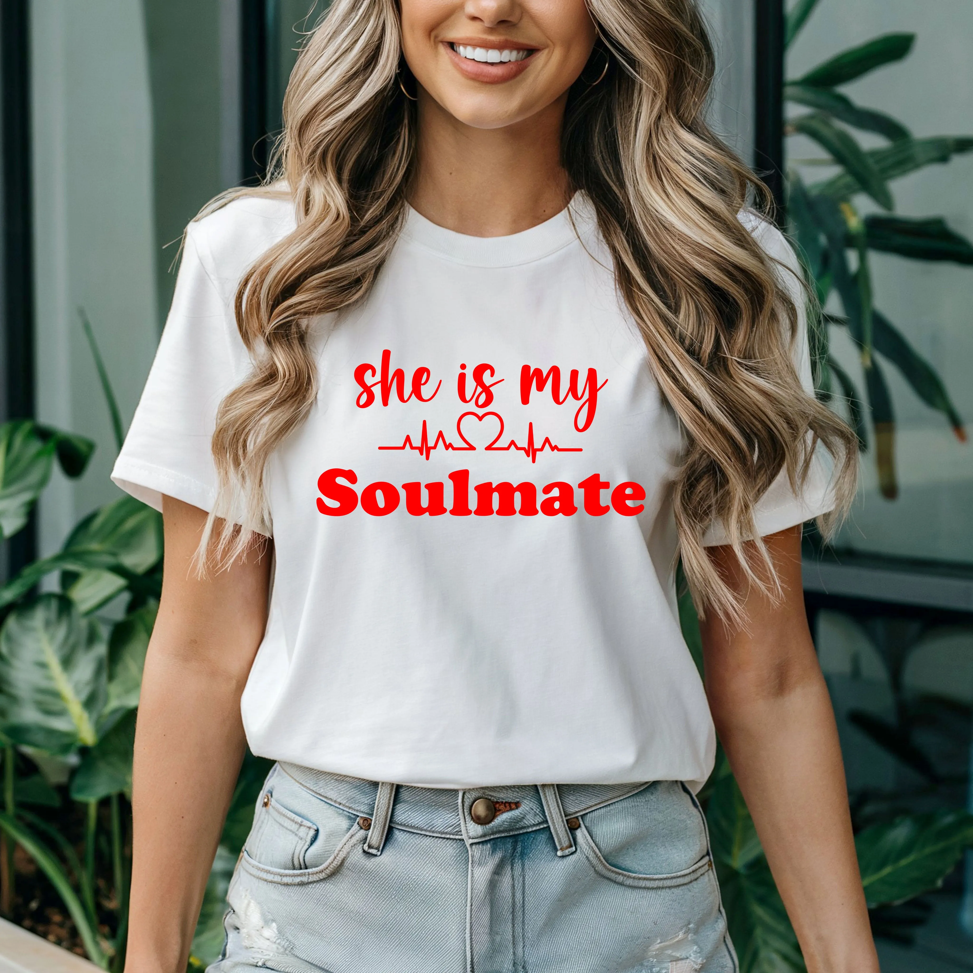 Soulmate Shirt, Lifeline TShirt, Couple Tshirt, Valentine Shirt, Valentines Tshirt, Valentine Gift, Couple Gifts, Bride Shirt, Groom Shirt