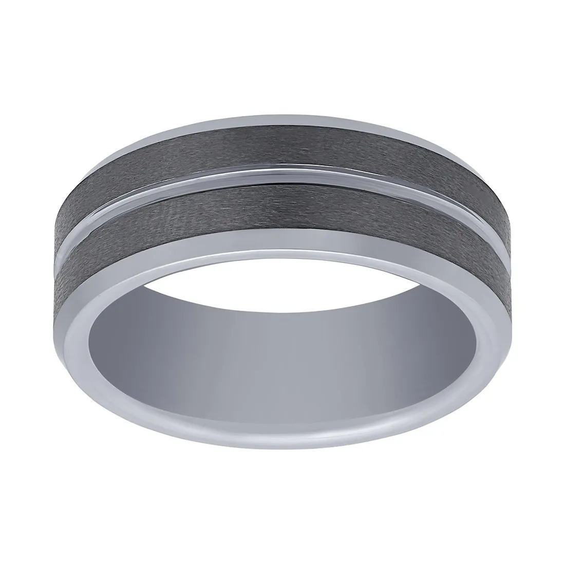 Stanton Made for Men Tungsten Polished Centre Ring 8mm