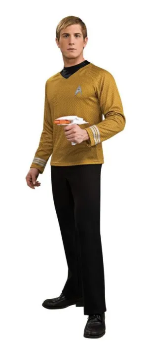 Star Trek Movie Deluxe Gold Shirt Adult Men's Costume