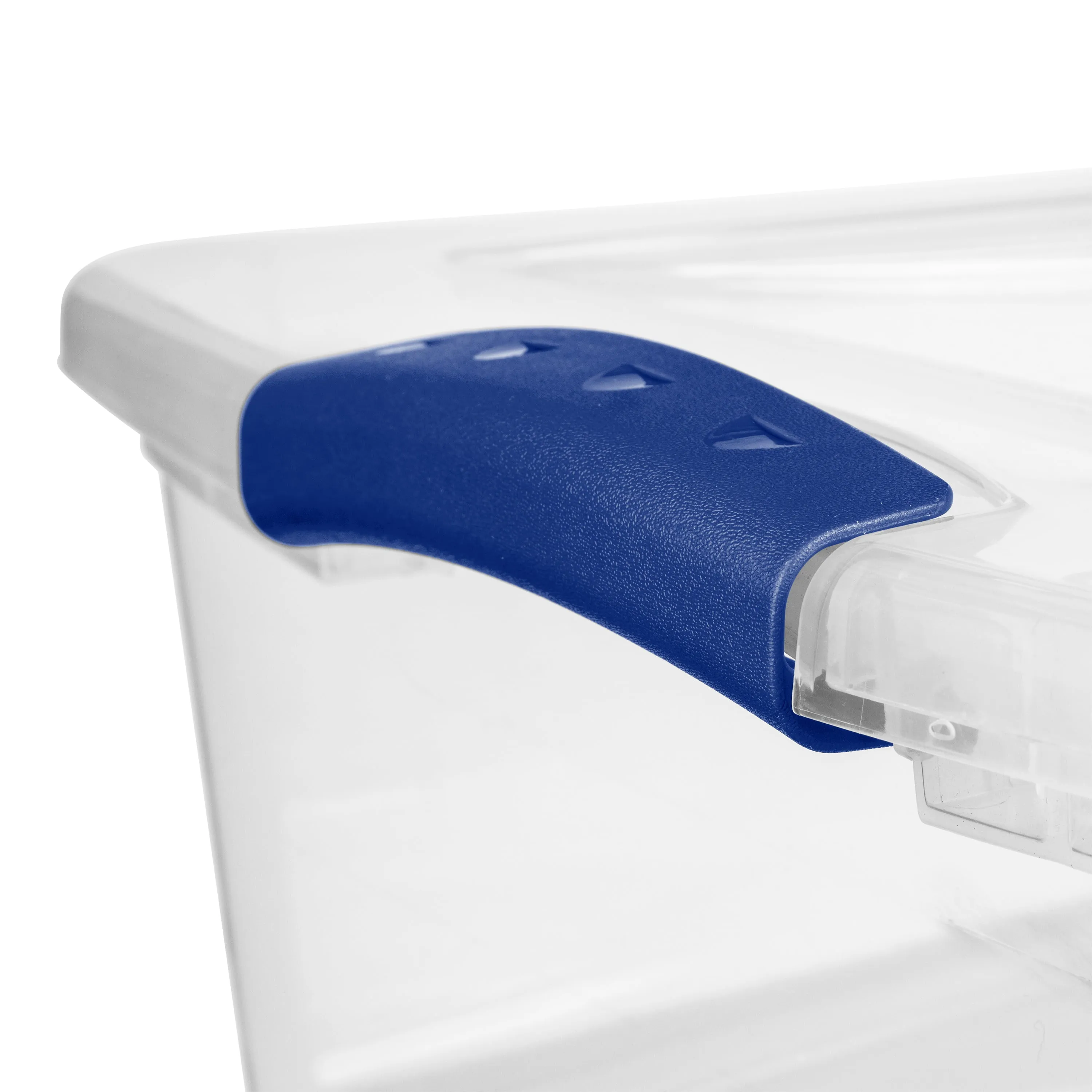 Sterilite Plastic 32 Qt. Latch Box Versatile Storage Organizer Stadium Blue New