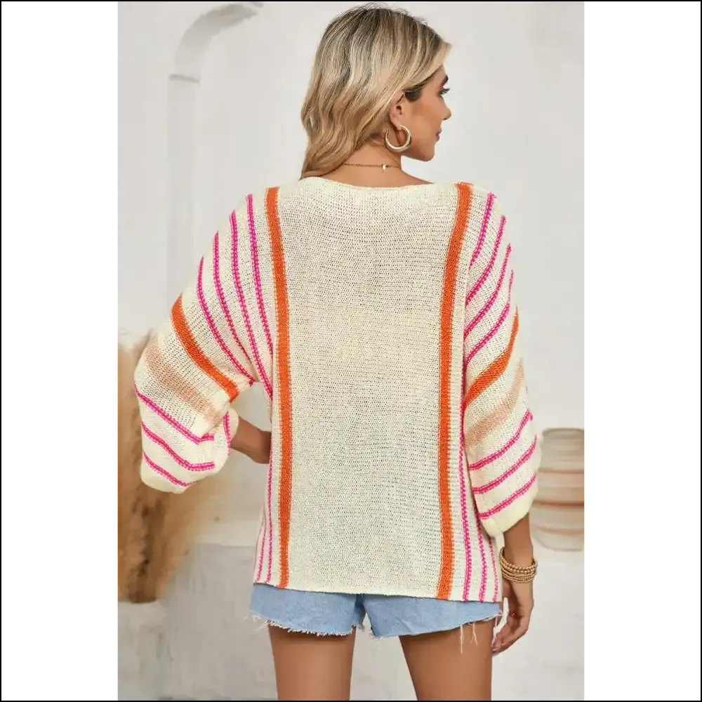 Striped Bell Sleeve Top: so Comfy, It's  Magical ✨