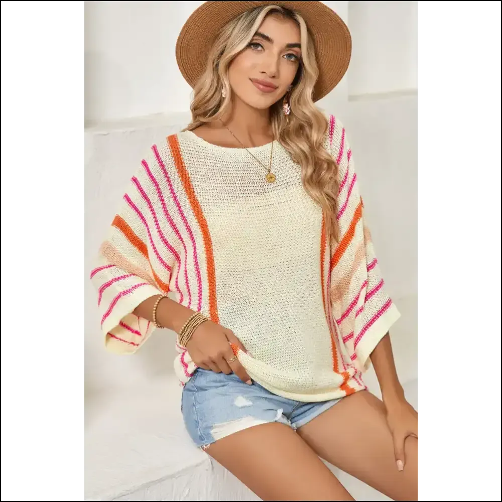 Striped Bell Sleeve Top: so Comfy, It's  Magical ✨