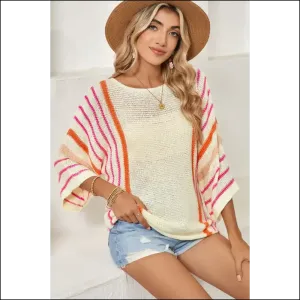 Striped Bell Sleeve Top: so Comfy, It's  Magical ✨