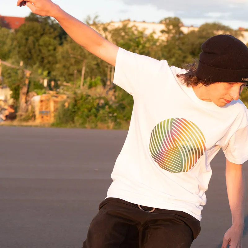T-Shirt: Swirl (white)