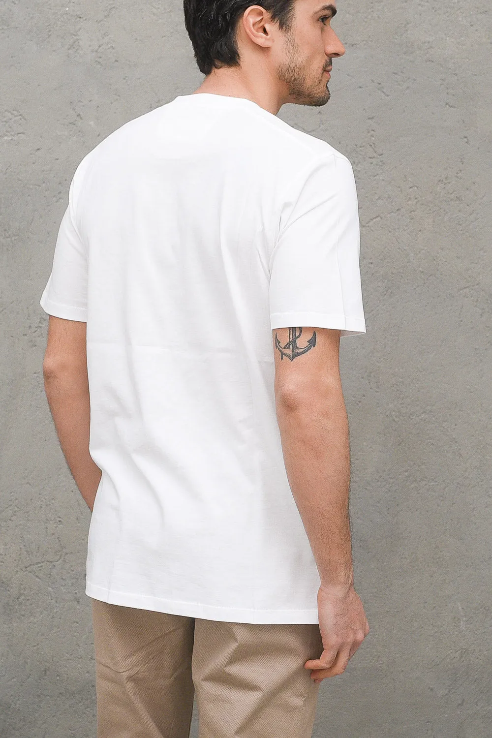 T-shirts Short Sleeve - Gauze White