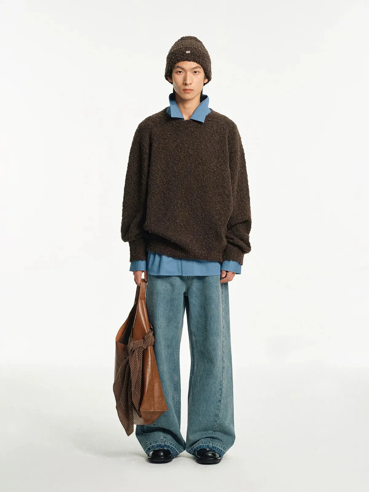 Textured Knit Sweater