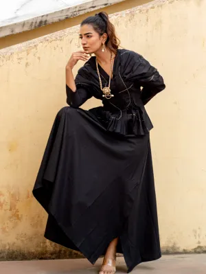 The minimal zari set shirt