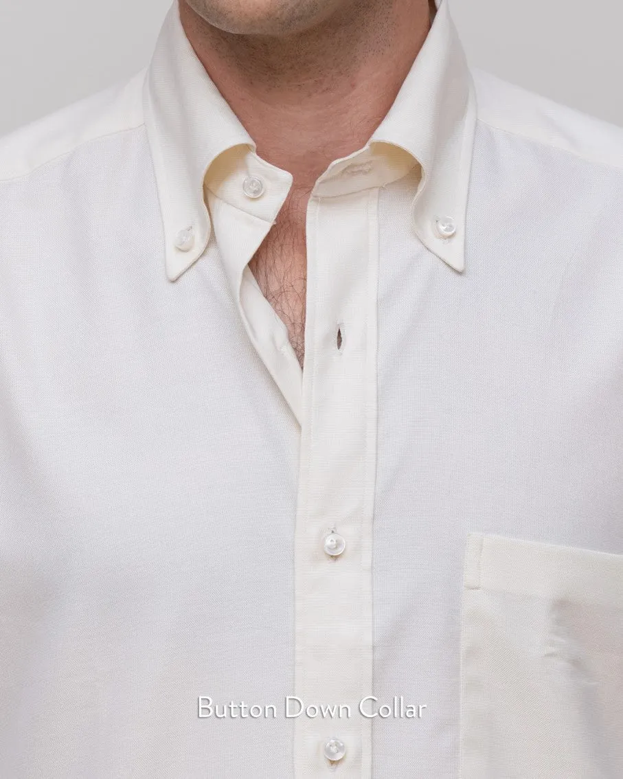 Thomas Mason Blue Stripe Non-Iron Poplin 120s