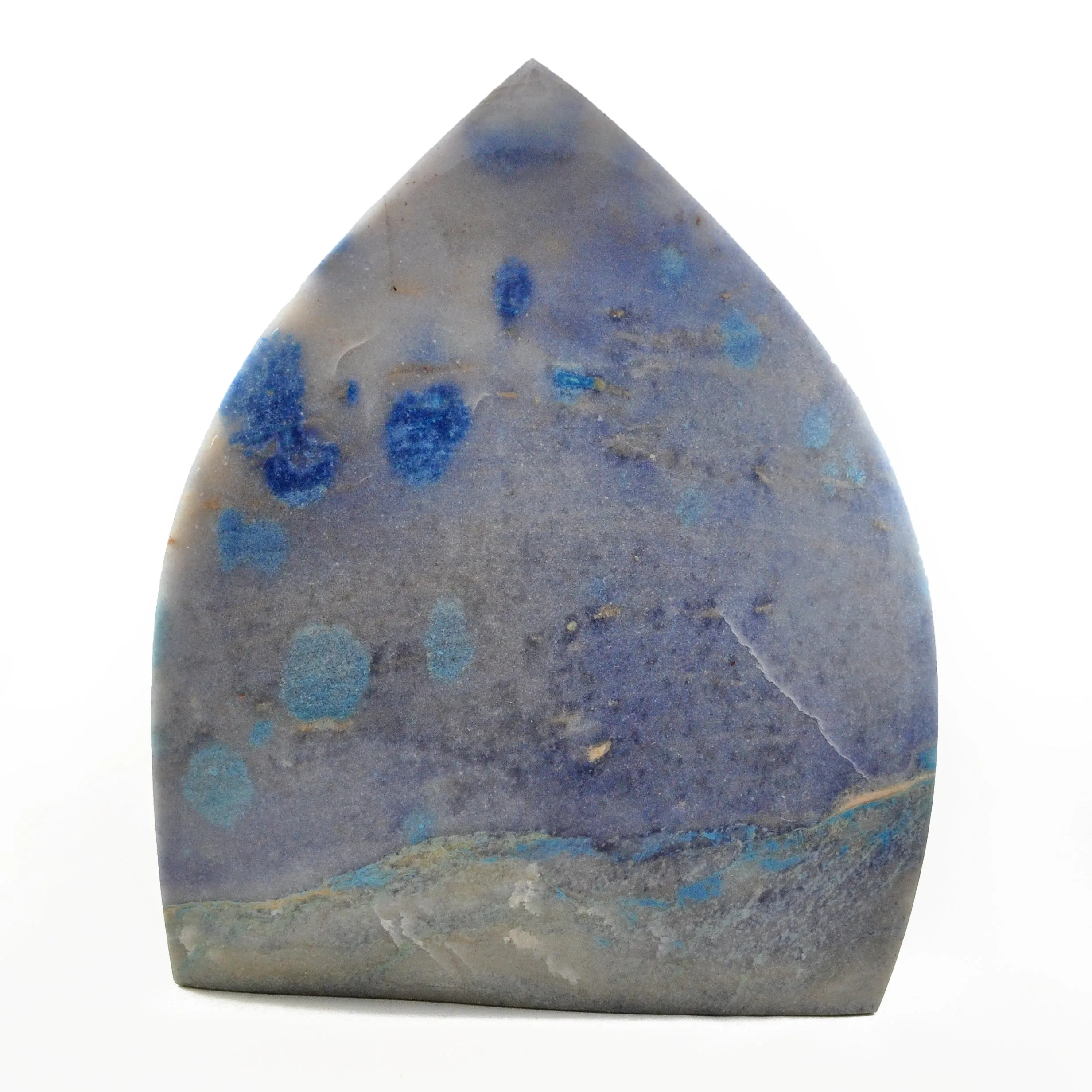 Trolleite, Lazulite & Scorzalite 12 inch 16.75 lbs Natural Crystal Freeform Polished - Brazil