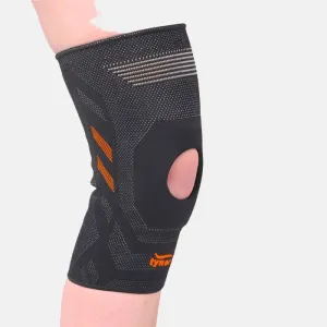Tynor High Performance Knee Cap Air Pro Open Patella -Orange/Black