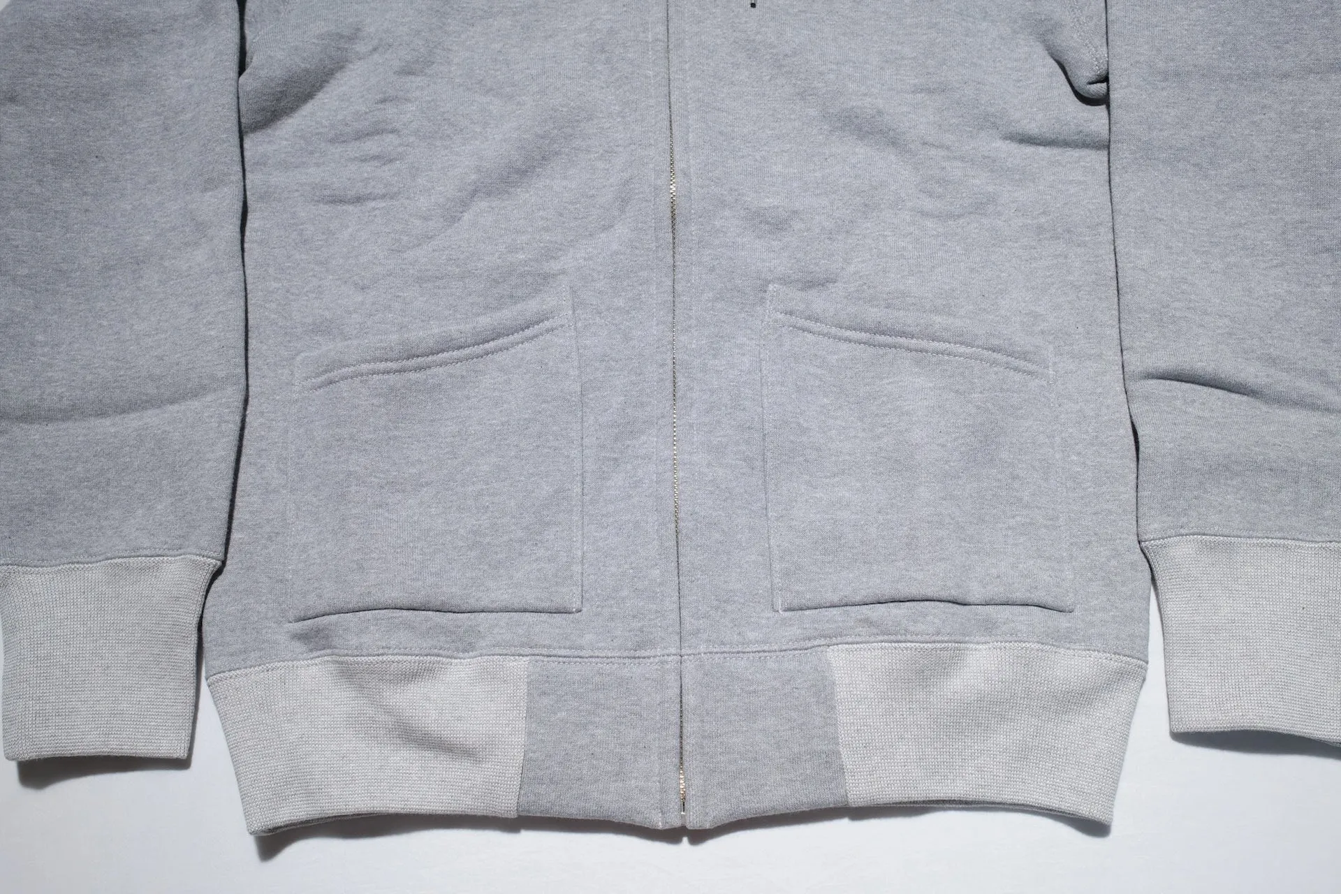 Unique Garment 12oz 'Pioneer' Loopwheeled Hoody (Heather Grey)