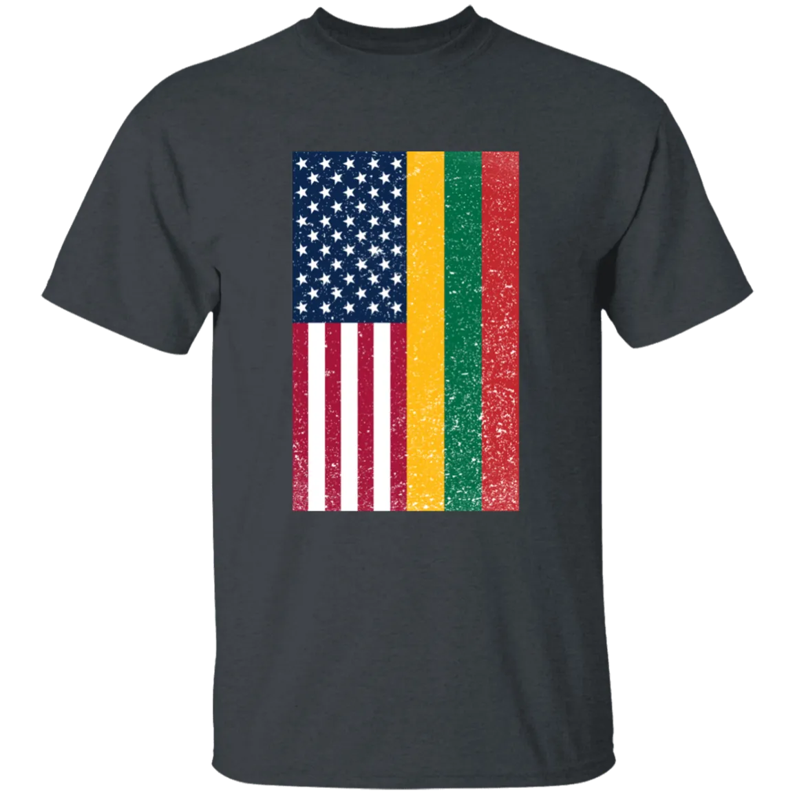 USA Lithuania Flag - Boys/Girls Youth Classic Short Sleeve T-Shirt