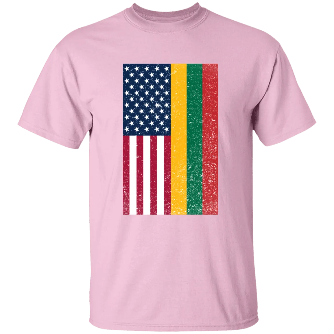 USA Lithuania Flag - Boys/Girls Youth Classic Short Sleeve T-Shirt