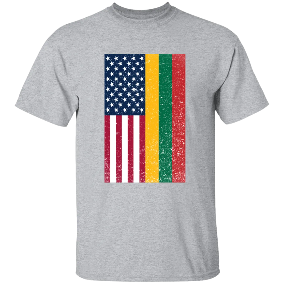 USA Lithuania Flag - Boys/Girls Youth Classic Short Sleeve T-Shirt