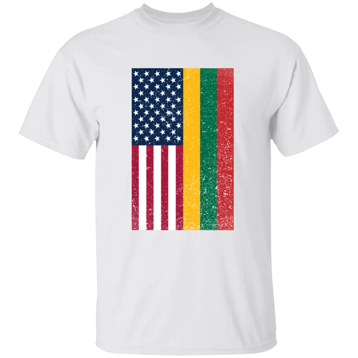 USA Lithuania Flag - Boys/Girls Youth Classic Short Sleeve T-Shirt