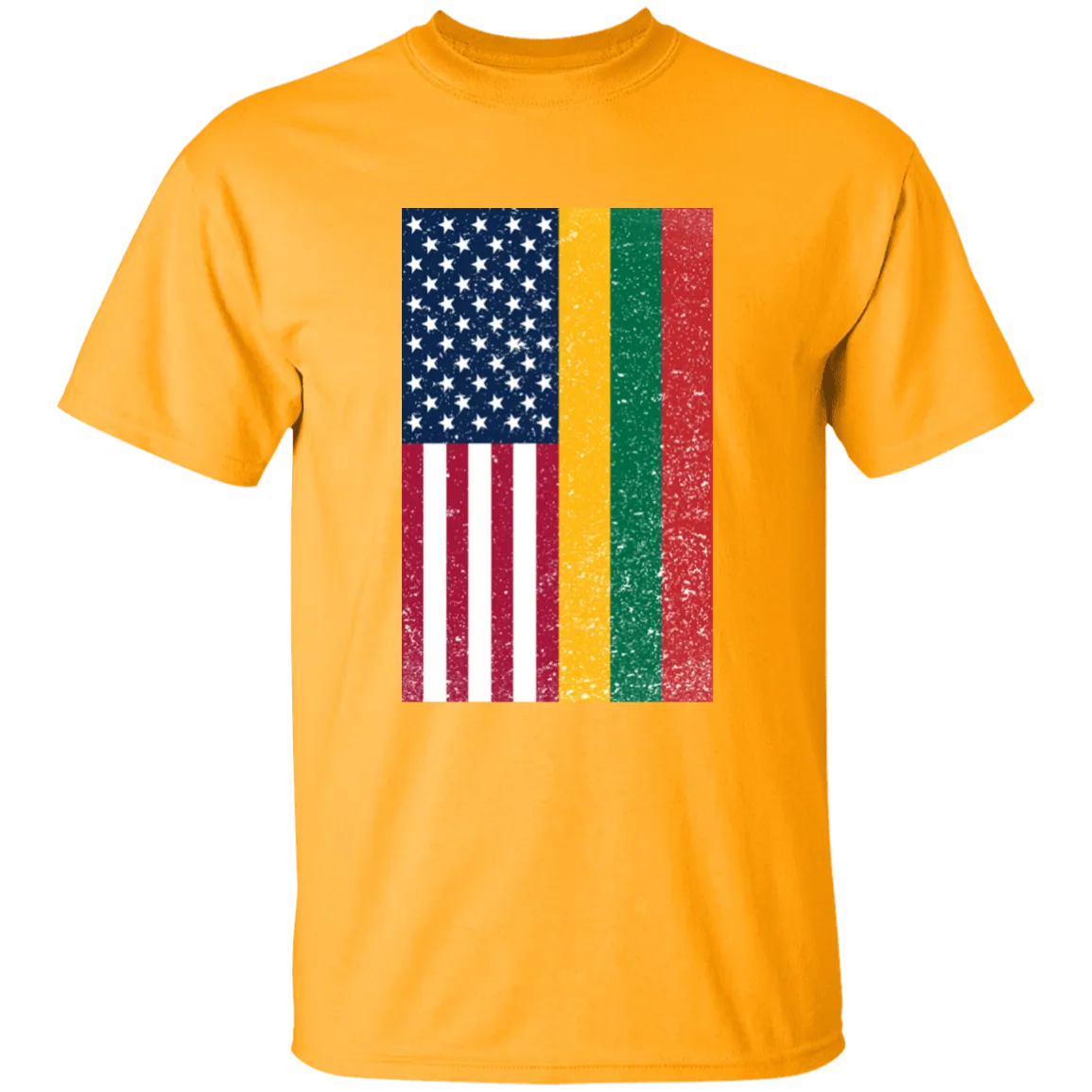 USA Lithuania Flag - Boys/Girls Youth Classic Short Sleeve T-Shirt