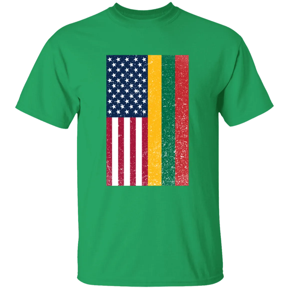 USA Lithuania Flag - Boys/Girls Youth Classic Short Sleeve T-Shirt