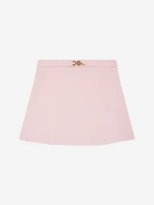 Versace Girls Punto Milano Skirt in Pink