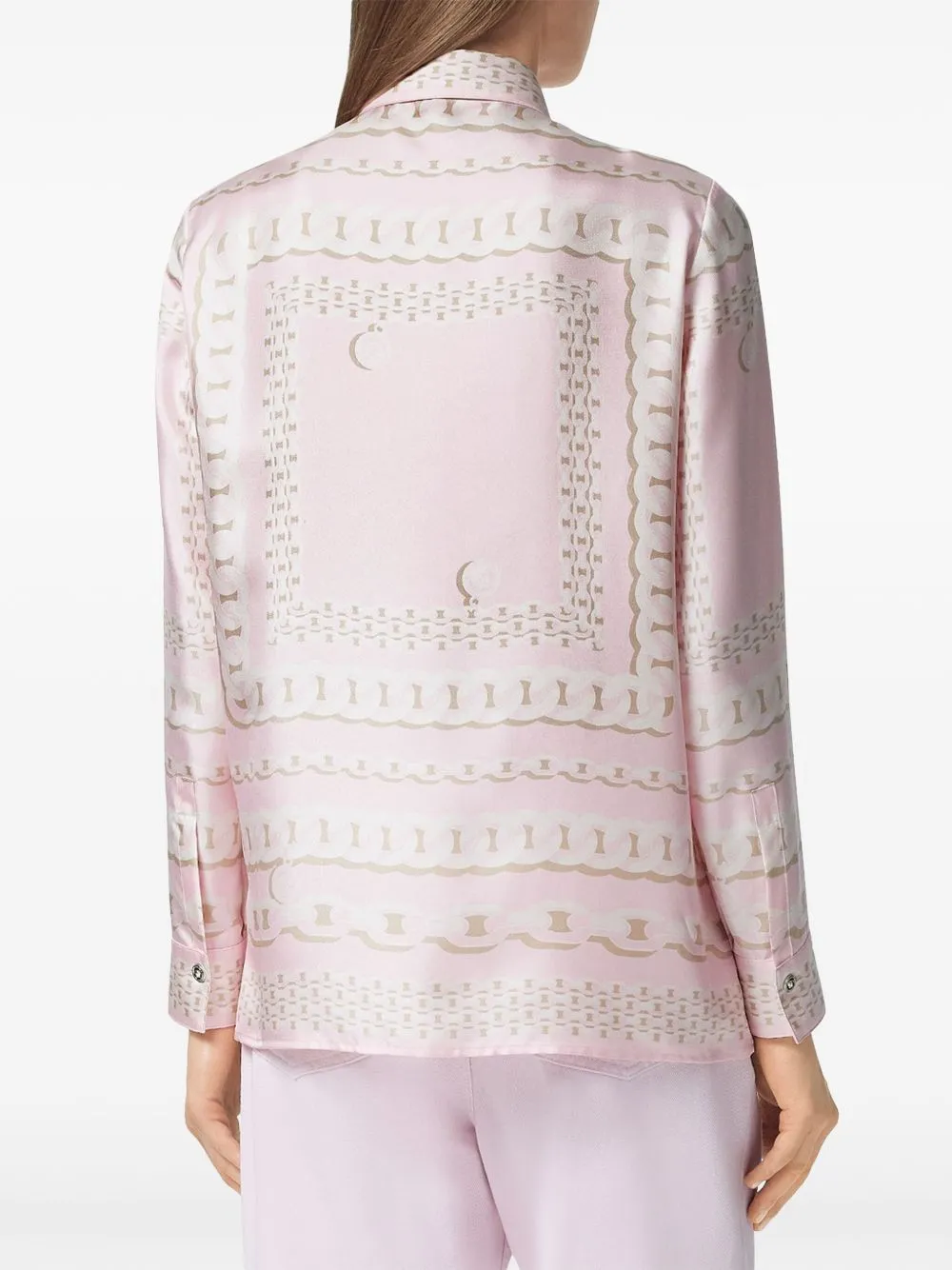 Versace treasure silk shirt