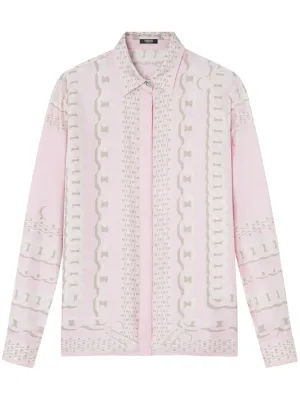 Versace treasure silk shirt